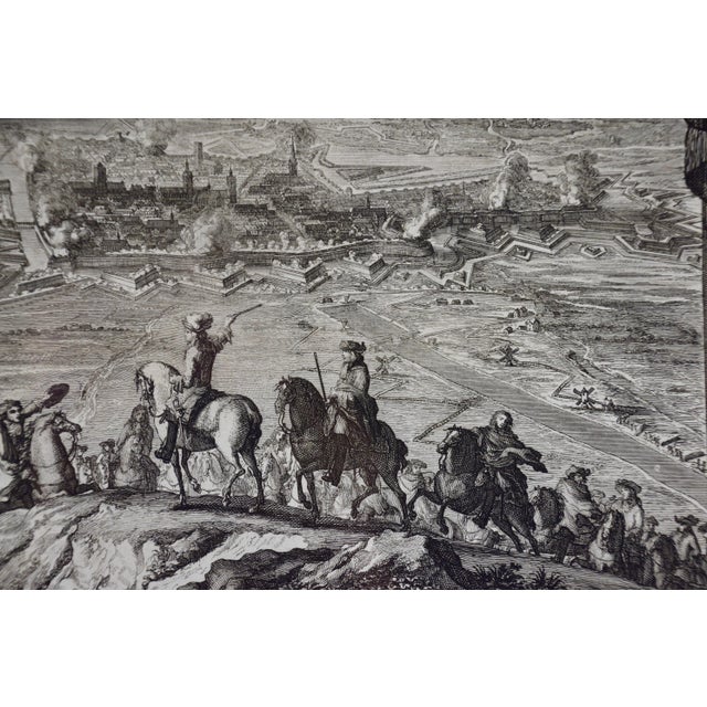 White Daniel Marot's the Siege of the Dutch Fortified City of Ypres by Louis Xiv, 1680 For Sale - Image 8 of 11