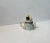 Antique Hand-Painted Porcelain Teapot Trinket with Black Reader For Sale - Image 3 of 7
