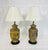 Mid-Century Modern Pair of Frederick Cooper Yellow-Green Glazed Ceramic Table Lamps, Vintage Mid-Ce For Sale - Image 3 of 9