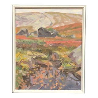 Nils Moden, Woodland, 1984, Oil on Panel For Sale