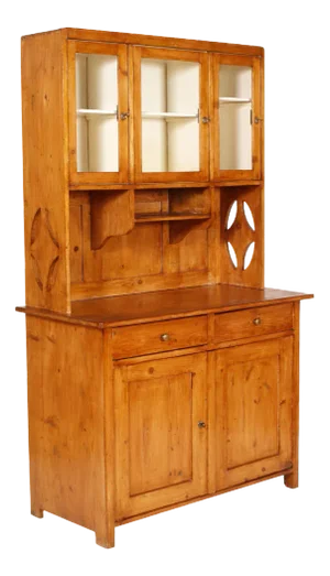 Art Deco Tyrolean Cabinet in Solid Pine