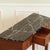 Louis XVI Walnut Console Table with Black Marble Top and Brass Fittings For Sale - Image 9 of 12