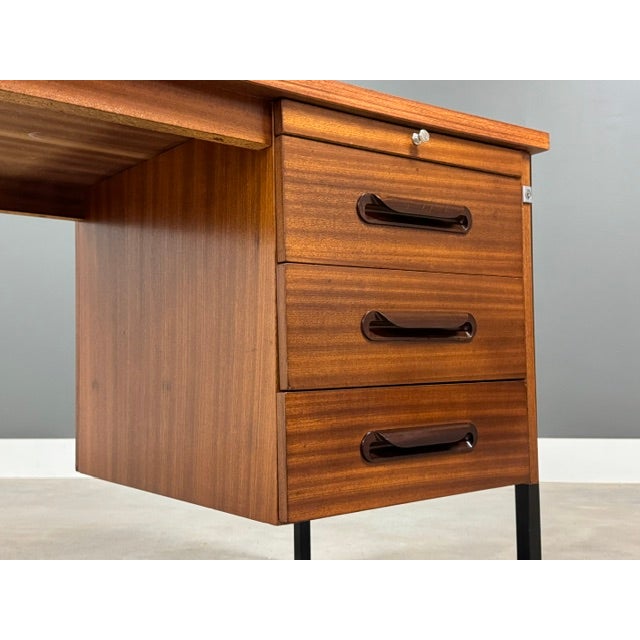 1970s Danish Modern Teak Desk For Sale In Boston - Image 6 of 8