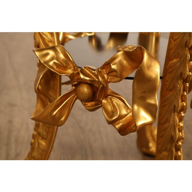 Fine Quality Bronze And Marble Louis XVI Style Gueridon Table For Sale - Image 9 of 18