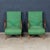 Vintage Italian Green Fabric Lounge Chairs, 1960, Set of 2 For Sale - Image 4 of 18