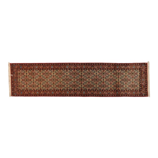 1970s Vintage Persian Bijar Runner For Sale