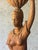 Wood Vintage Roger François Haitian Carved Wood Market Woman Sculpture, Signed, 1970s For Sale - Image 7 of 8