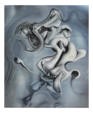 Stefano Mazzolini, Fotdon, 2004, Oil on Canvas