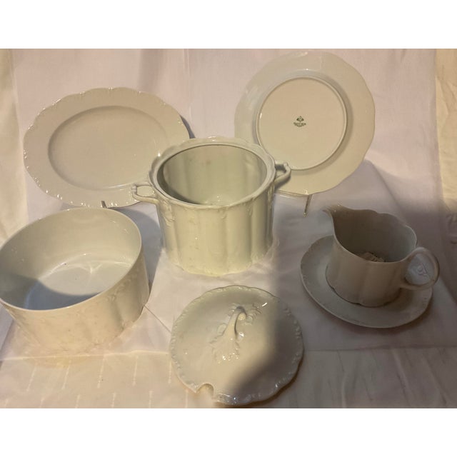 White New 1970s Porcelain White, Called White Gold - Set of 22 Pieces For Sale - Image 8 of 18
