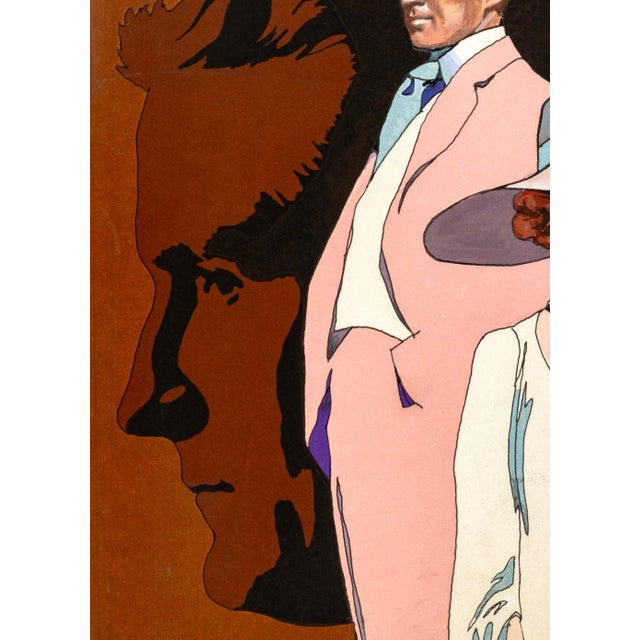 Leslie Andrews (American, XX), Fashion Couple Magazine Cover, Mixed Media on Illustration Board, unsigned. 18" H x 14" W....