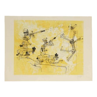 Sebastian Matta, Figurative Composition, 1980, Etching For Sale