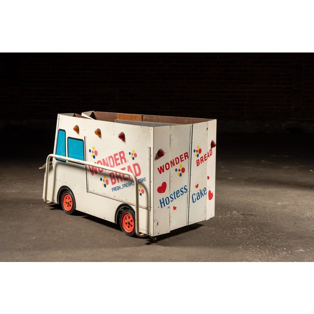 1960s Vintage Wonder Bread Lighted Figural Delivery Truck Store Display For Sale - Image 5 of 8