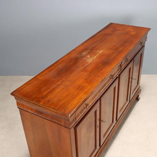 20th Century Walnut and Crotchet Sideboard, Italy For Sale - Image 9 of 11