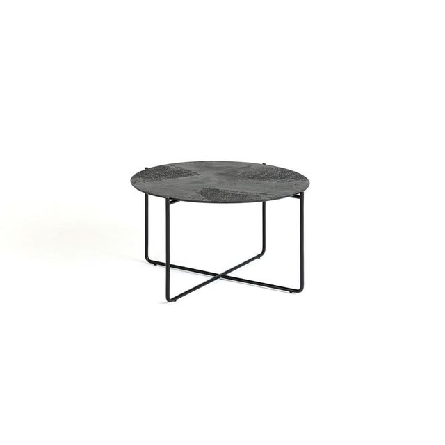 Stone Bronze Isola 600 Coffee Table by Disain1971 Dimensions: D 60 x H 35 cm Materials: black, Bronze. Weight: 6 kg. Round...