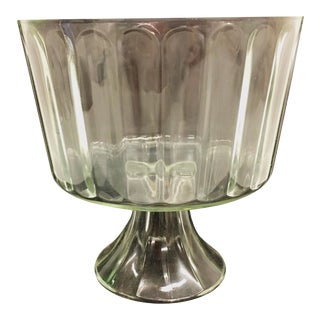 Vintage Glass Trifle Bowl For Sale