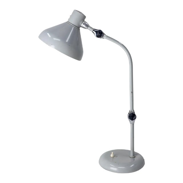 Vintage Steel Jumo GS1 Table Lamp by Charlotte Perriand, 1950s For Sale