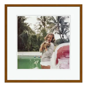 Alice Topping 1959 by Slim Aarons Framed C Print