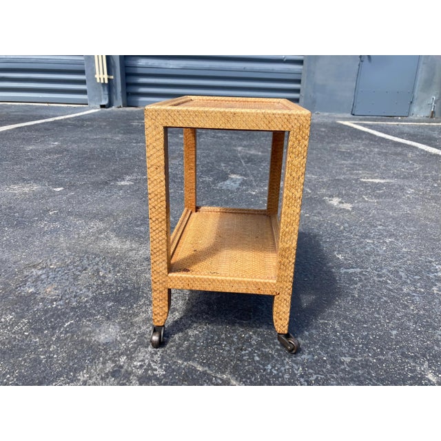 Karl Springer 1980s Snake Skin Table by Karl Springer For Sale - Image 4 of 13