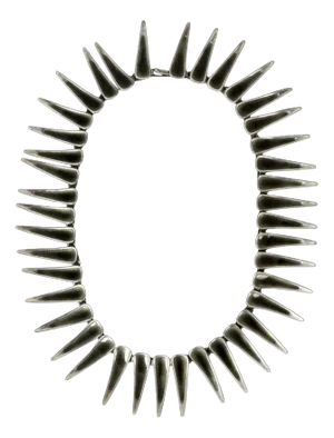Vintage Silver and Enamel Collier from Michelsen, 1958