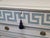 Antique 19th C. Painted Pine Dresser Chest of Drawers With Greek Key Motif For Sale - Image 4 of 17