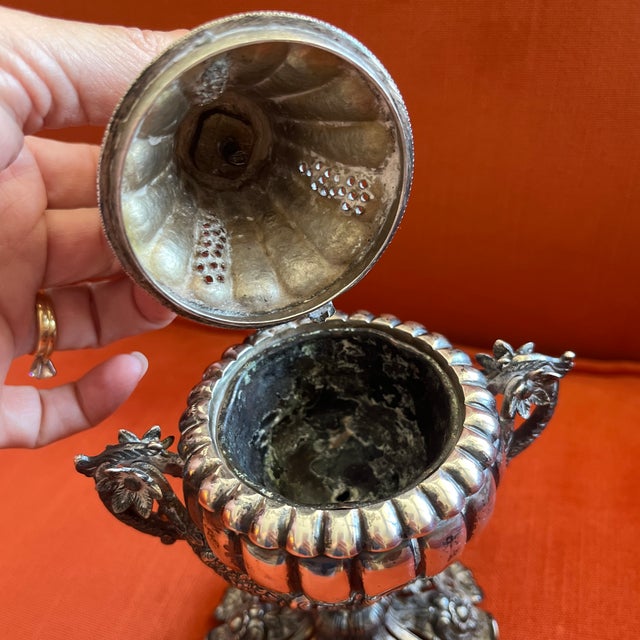 Ottoman Empire Sterling Silver Sugar Shaker For Sale - Image 9 of 12