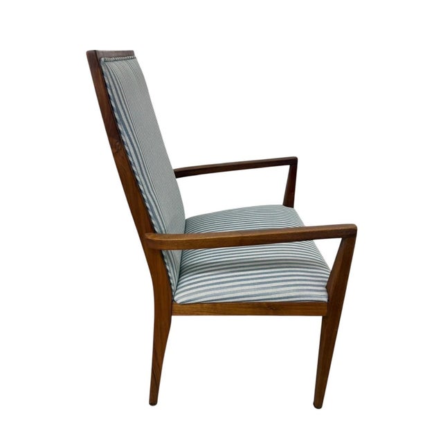 Mid-Century Modern Mid-Century Modern Dillingham Walnut Dining Chairs - Set of 4 For Sale - Image 3 of 8