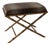 Lauderdale Brass Bamboo Leg Bench, Wayland For Sale