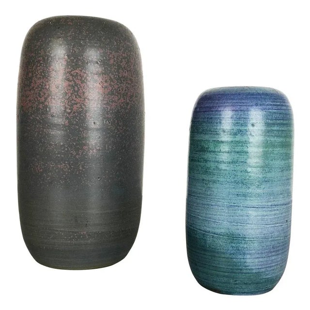 Ceramic Vases by Piet Knepper for Mobach Netherlands, 1970s, Set of 2 For Sale - Image 14 of 14