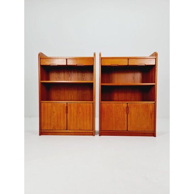 Vintage Danish Freestanding Bookshelf in Teak, Bornholm, 1970s For Sale - Image 16 of 18