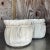 White Vintage Boho Painted Terra Cotta Rope Planters - a Pair For Sale - Image 8 of 8