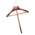 Rare Mid 20th Century Modern Italian Dovetail Wooden Hanger W/ Pole Fratelli Reguitti For Sale