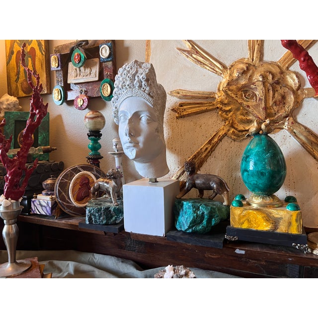 Classical Grand Tour Style Vintage Bust, a Head of a Roman Noble Woman For Sale - Image 10 of 13