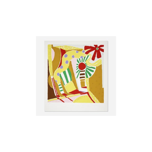 Knox Martin "Flowers 4" 1975 - Knox Martin Signed Lithograph For Sale - Image 4 of 4