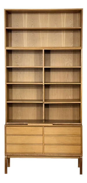 Mid-Century MTP Bookcase in Oak by Marianne Richter for Ikea
