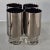 Mid-Century Modern Mercury Coated Collins Glasses Footed High Ball Tumblers Silver 5.875" For Sale - Image 3 of 7