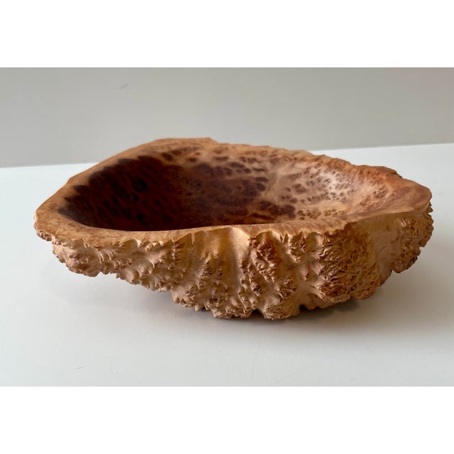 Australian Eucalyptus Burl Wood Bowls Brutalism Style, a Pair For Sale In Savannah - Image 6 of 12
