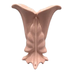 Vintage Usa Camark Calla Lily Vase, #597 Circa 1950s Pink