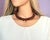 Rare Red Rutilated Quartz Necklace, With Sterling Silver Red Quartz Clasp For Sale - Image 4 of 11