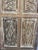 Mid-Century Modern Vintage Hand-Carved Natural Wood Door – Rustic Hinged or Sliding Barn Door Panel 80x36 For Sale - Image 3 of 6