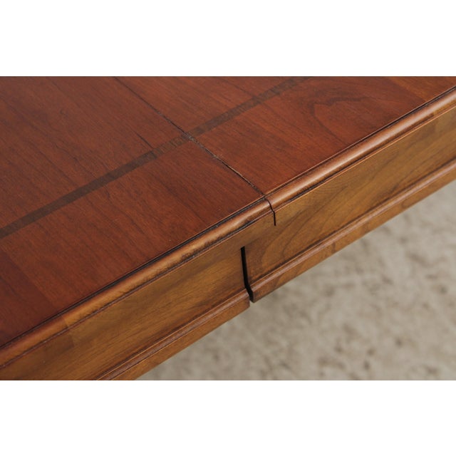 Brown Stickley Cherry Regency Style Dining Table For Sale - Image 8 of 18