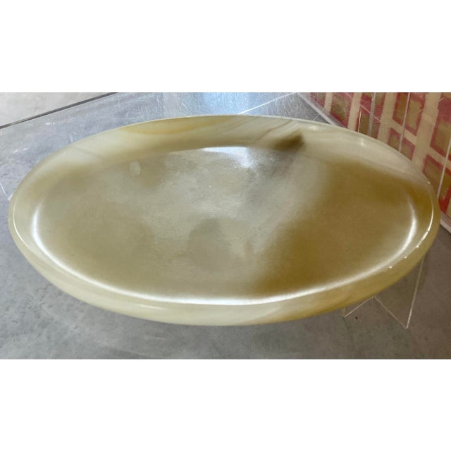 Gemstone 1960s Carved Onyx Stemware + Tray, Set of 7 Pieces For Sale - Image 7 of 17