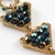 1990s Claire Deve Geometric Gilded Jeweled Bangle Bracelet For Sale - Image 5 of 7