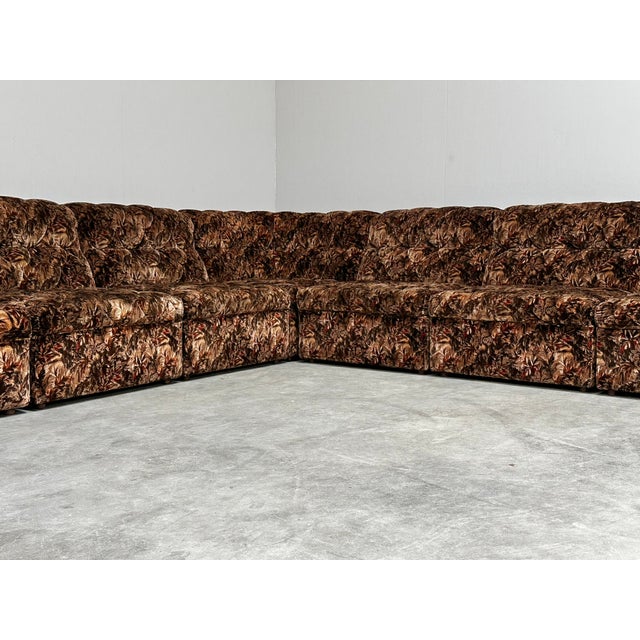 1970s Vintage Modular Sofa by Laauser, 1970s, Set of 7 For Sale - Image 5 of 18