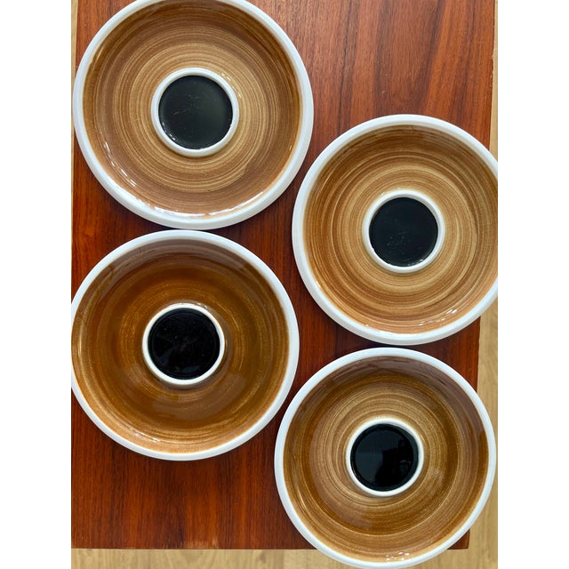 Kimono Coffee Service of Cups and Saucers from Boch La Louviere, Belgium, 1960s, Set of 5 For Sale - Image 4 of 9