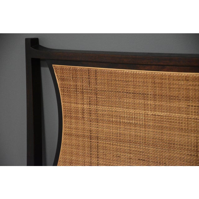 Wood Edward Wormley for Dunbar Solid Walnut Twin Headboards - A Pair For Sale - Image 7 of 8