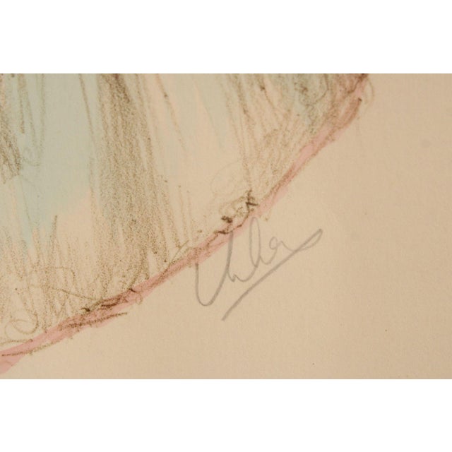 Mary Vickers Handcolored Lithograph, 'Golden Tresses' For Sale - Image 4 of 12