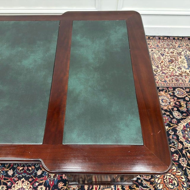 English Chesterfield Partner Desk For Sale - Image 18 of 18