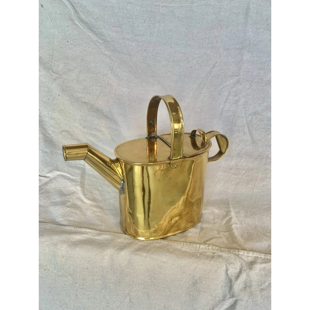 Early 20th Century Early 20th Century English Brass Garden Watering Can For Sale - Image 5 of 12