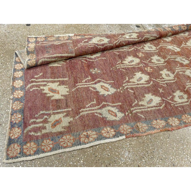 Galerie Shabab Collection Mid-20th Century Turkish Anatolian Small Runner For Sale - Image 10 of 10