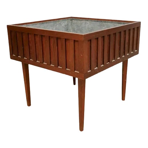 Danish Teak Indoor Plant Stand For Sale